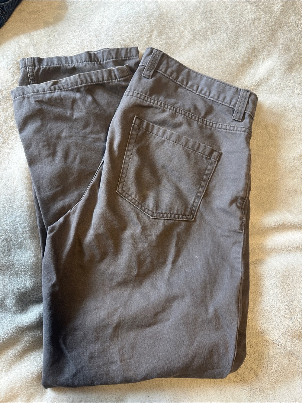 Kenneth Cole Men's Charcoal Gray Chino Pants 34x32